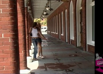 Mini-skirt Clad Lesbian With A Stunning Body Getting Her Wet Pussy Licked