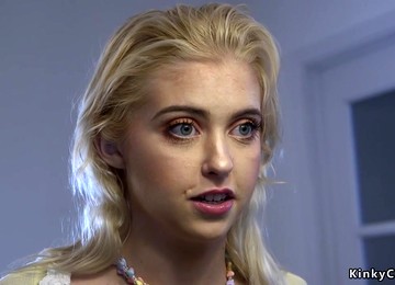 Blond Hair Lady Butt Fuck Fornicateed By Boss Bdsm