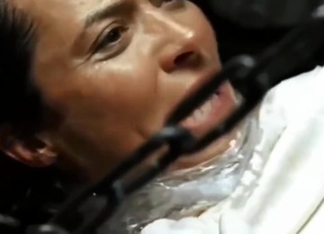 German Women Wraparound Gagged