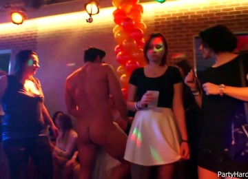 Naughty Girls Did Not Know About A Hidden Camera In The Club, While They Were Fucking