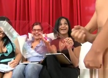 Masturbation Contest With Cfnm Loving Girls