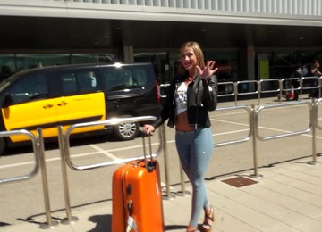 Amazing Fucking In The Van With A Flexible Blonde Stranger