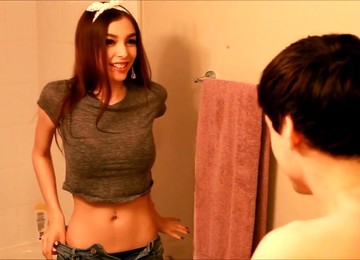 Slutty Sister's Shower Seduction