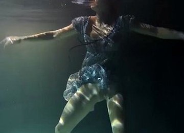 Big Tits Bouncing Underwater In The Pool