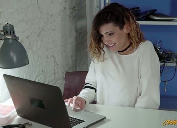 Lewd Chick Emilio Ardana Asks Man For Help To Polish Her Wet Pussy