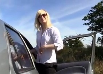 More Sexy Stockings Outdoors