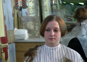 Swimming Team Girls Shave Their Heads