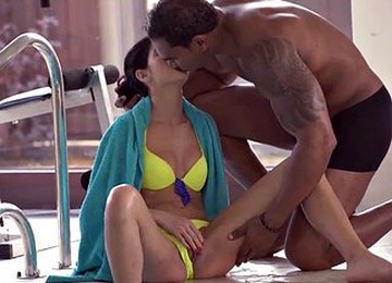 VIP4K. Slutty Girl Finds The Right Time To Have Sex With A Black Man