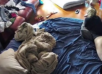 Amateur Threesome In The Hotel