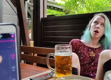 Kinky Step Siblings Use Remote Control Vibrator In Public