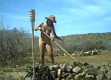 Nudist Does A Day's Work