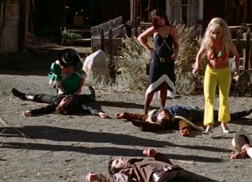 Retro Hardcore With Cowboy Group Sex Powder Burns - 1971