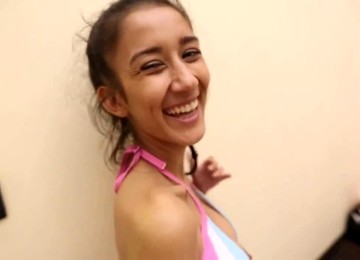 Big-titted Young Girl Hump With A Stranger