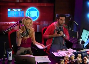 Babes On Radio Show Get Increasingly Naked