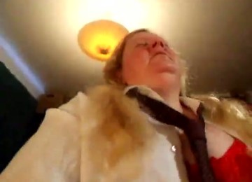 Extremely Fat And Horny Mature Slut With Ugly Flabby Belly Was Riding Cock